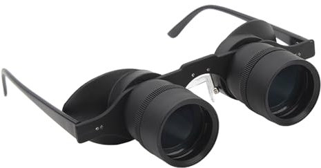 Angel-Fernglasbrille, Professionelle Hände Entfernen Brille mit Einstellbarem Fokusabstand, HD-Objektiv, DREI Farbfiltern, Zum Angeln, Vogelbeobachtung, Sport
