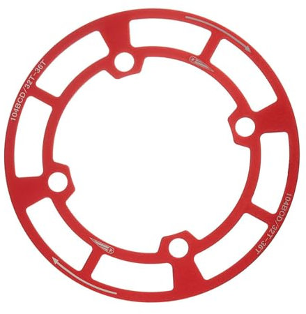 SHOOYIO Kettenrad-Kettenblattabdeckungen für Fahrräder, Kurbelgarniturschutz, Einzelgeschwindigkeitskettenblattabdeckungen, Fahrrad-Kettenblattabdeckungen