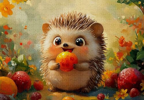 Jigsaw Puzzles for Adults 3000 Hedgehog Impossible Jigsaw for Adults Educational Games Animal Puzzle 3000 Pieces Suitable Beginners and Girl Aged 14 up Also Women and Men Beautiful Gifts 122x81cm C-64