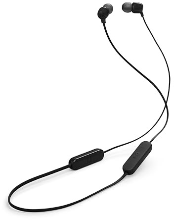JBL Tune 135BT - Wireless in-Ear Headphones with Up to 25-Hour Battery Life with Speed Charge, Multi-Point Connection and Google Fast Pair, Hands-Free Calls, IPX4 Water Resistant Design (Black)