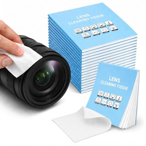 1000 Blatt Linsenreinigungspapier, reißfeste und fusselfreie Reinigungstücher für Kameraobjektive, Brillen, Ferngläser, Mikroskope, Teleskope, Projektoren und empfindliche Oberflächen