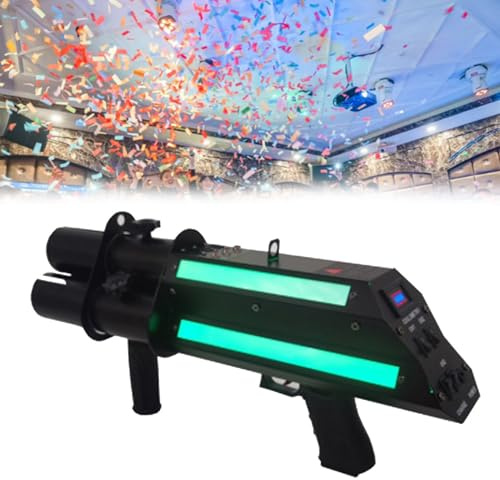 25 StüCk Bunte Party-Poppers, Elektrischer Konfetti-Shooter, „Concierge Flowers“-AtmosphäRenkanone, Handkonfetti-Kanone, FüR Besondere AnläSse, Partys, Clubs Style2