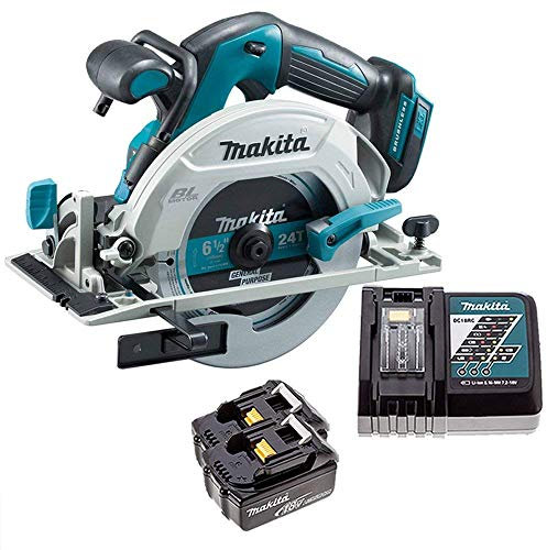 Makita DHS680Z 18V Brushless Circular Saw with 2 x 3.0Ah Batteries & Charger