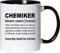 Mister Merchandise Kaffeebecher Tasse Chemiker Definition Geschenk Gag Job Beruf Arbeit Witzig Spruch Teetasse Becher Weiß-Schwarz
