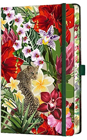 Carnet Eden grand format ligné leopard