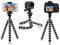 micros2u Octopus Flexible Robust Gorilla Tripod For Gopro, Action Cams, Camera, Phone, iPhone. Landscape/Portrait Modes
