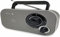 Denver TR-51 UKW-Radio mit analogem Tuning, Grau