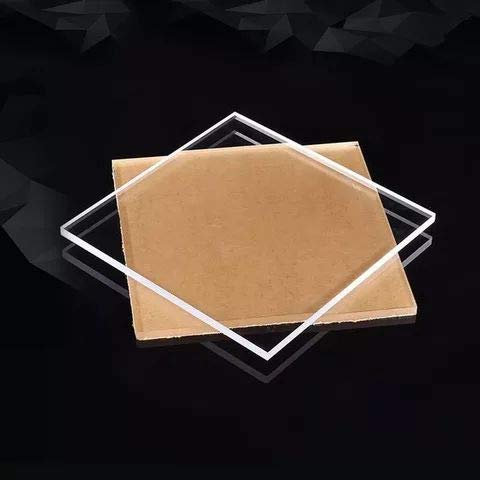 Pack 20 unidades Metacrilato transparente 5 mm A4 (210 x 297mm) Placa Acrílico transparente - ideal para bricolaje, decoración, grabados con CNC, etc.