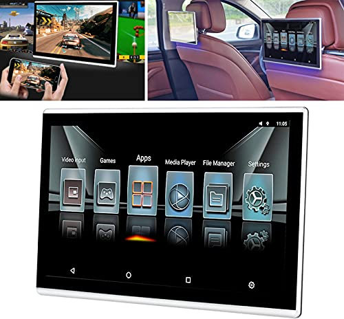FANGX Ecran Voiture Enfant appuie tête 11,6 avec WiFi,Lecteur DVD Portable Voiture Android Ultra-Mince,Support de Moniteur TV pour Siège Arrière de Voiture Bluetooth, Miroir de Téléphone, HDMI, USB