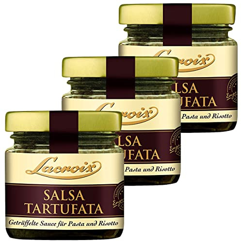 Lacroix Salsa Tartufata getrüffelte Sauce mit echtem Trüffel 90g 3er Pack