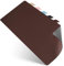 PIETVOSS Schreibtischunterlage aus recyceltem Leder - Ökotex zertifizierte Schreibtisch Unterlagenmatte, 100% Made in Germany - Chocolate Brown, 100 x 40 cm