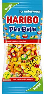 Haribo Pico Balla Veggie, 12er Pack (12 x 65g)