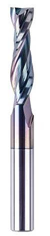 SpeTool Spiralnutfräser 8mm Schaft Upcut 32mm Schnittlänge Spiralfräser mit SPE-X Beschichtung CNC Fräser für Oberfräse 2 Flöten Nutfräser VHM Schaftfräser Holzfräser Langlochfräser Holz Router Bit