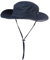 Comhats Outdoor Faltbarer Boonie Herren Buschhut mit Kinnband UPF 50+ Schwarzblau 63cm(L/XL)