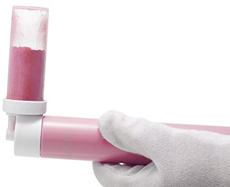 Manual Airbrush Pump, Cake Decorating Tools Glitter DIY Baking Spray Gun Coloring Duster for Cupcakes Cookies and Desserts 4pcs (Pink)