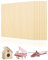 Anvin Birkensperrholzplatten Bastelholz unlackierte Holzbretter zum Basteln, Laserschneiden und Gravieren, CNC-Schneiden, Holzverbrennen, Malen, Laubsägearbeiten, Modellieren (200 x 200 x 3 mm,