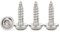 Drenky Blechschrauben Flachkopf M3x10mm,50 Stück Selbstschneidende Schrauben Mit Scheibe Edelstahl Rostfrei A2 V2A Holzschrauben Torx Vollgewinde