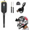 BeisDirect Motorhelm-Scheibenwischer, zweite Generation, Upgrade 800 MA, universeller Motorradhelm-Wischer, leicht, langlebig, elektrische Wischer, kompatibel mit den meisten Visieren