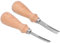Biseladora de Bordes Herramienta Herramientas Cuchillo de Cuero para Herramientas Cuchillo de Adelgazamiento de Cuero Bordeadora con Mango de Madera Biselado de Cuero Artesanía