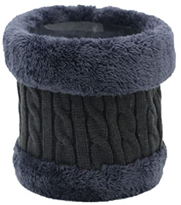 DRALOFAO Halstuch Herren Nackenwärmer Beheizbar Schal Lustig Kurze Wintermütze Cashmere Dicker Mütze Herren Halstuch Herren Baumwolle Nacken Personalisierte Schlauchschal Herren, Halswärmer Herren