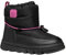 Geox J WILLABOOM Girl B A, Scarpone da Neve, Black/Fuchsia, 35 EU
