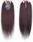 100% Echthaar-Topper for Frauen 50 Cm Lange Haarteile 8x12cm Toupet Mit Spitzennetzbasis Natürliche Braune Haarverlängerungen Clip-in-Top-Wiglets Bei Haarausfall/dünnem Haar/grauem Haar