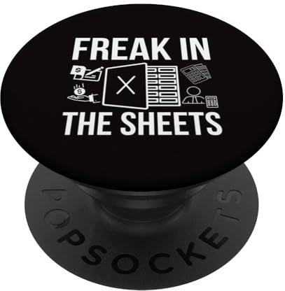 Freak In The Sheets Lustiges Buchhalter-Sprichwort Datenanalyst PopSockets mit austauschbarem PopGrip