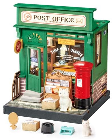 Rolife Maison Miniature à Construire Maquette en Bois Bricolage Kit DIY Adulte Enfant Décoration de Maison de Poupée Puzzle 3D Diorama Idée Cadeau Femme Fille