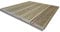 Pedana doccia antiscivolo 70x70 cm, in legno di pino impregnato, spessore 5 cm, Made in Italy