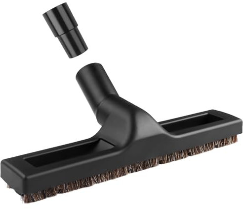 ZIGefofo Universal 32/35mm Hartbodendüse Staubsaugerdüse Bodendüse Parkettbürste kompatibel mit Philips Siemens Bosch Miele AEG Panasonic Samsung Dirt Devil | 2 Räder | weiches Rosshaar