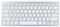 Tastiera Iclever, Tastiera Wireless Tastiera Bilingue Tastiera Ultra Sottile Tastiera Wireless BT Wireless Resistente Agli Spruzzi per Mac per PC Computer Argento (russo)