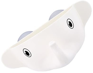 Ciieeo Zahnbürstenständer Mit Saugnapf -Design Aufbewahrungsregal Für Zahnpasta Und Zahnbürsten Badezimmerzubehör Weiß