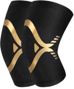 REIFOR Knee Pads Knee Sleeves A Pair Of Mountain Bike Knee Pads For Men And Women Football And Volleyball Knee Pads Knee Pads For Work(Gold,M)