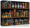 Magic Bookshelf Puzzles for Adults 1000 Pieces Vintage Book Wildflower Pages Jigsaw Puzzle 1000 Pieces Plant Floral Potion Mushroom Puzzle, Retro Challenging Hard Puzzle for Book Lovers