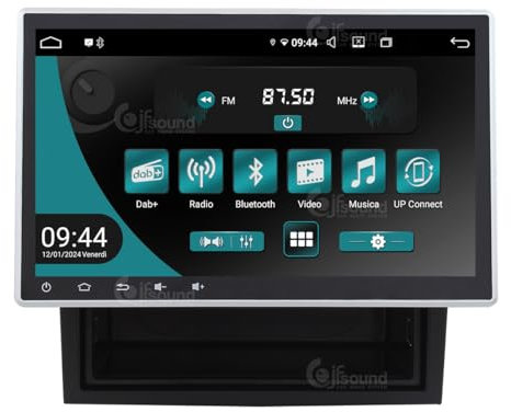 Radio de Voiture JF-011-UP-D5 Compatible avec Fiat Ducato 250 CARPLAY ET Android Auto Cable : Connectez Votre Smartphone Via Un câble USB pour Utiliser Vos Applications préférées.