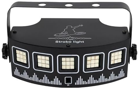 LED RGB discoteca DJ strobo luce festa festa musica natale club bar suono attivato flash gradiente fase illuminazione