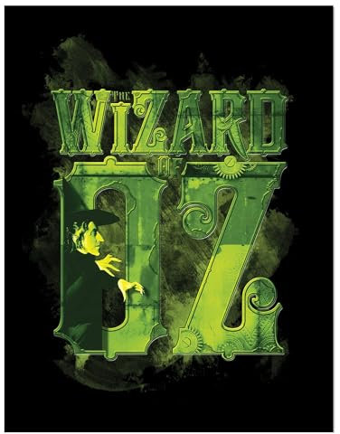 The Wizard Of Oz - Gerahmtes Poster, Logo (40 cm x 30 cm) (Grün/Schwarz)