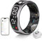 IUHFSIFS 2025 Smart Ring mit LED Screen【5.3+EDR Technologie - 0,1%± Fehler】【5ATM Wasserdicht】 Smartring für Männer und Frauen zur Überwachung von Schlaf, Herzfrequenz, Blutsauerstoff