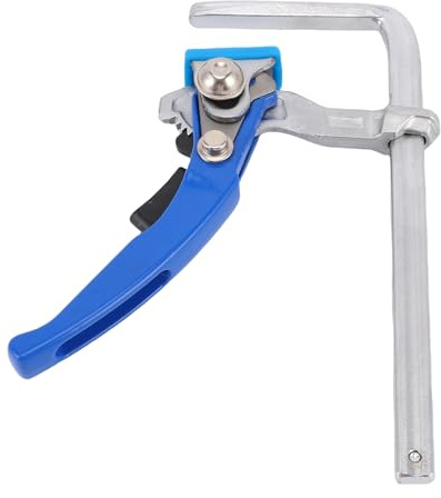 Luocute Ratschen -Tischklemme, Schnellsägenklemme, Ratsche Guides Rail Clamp für Tisch- und Guides -Schienensystem, Desktop -Tisch -Schwanzschlitzholz -Holzbearbeitung 160x60mm