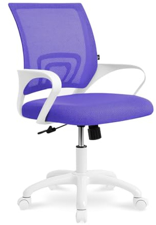 SAMIRA Sedia da ufficio ergonomica girevole – Happy (Viola)
