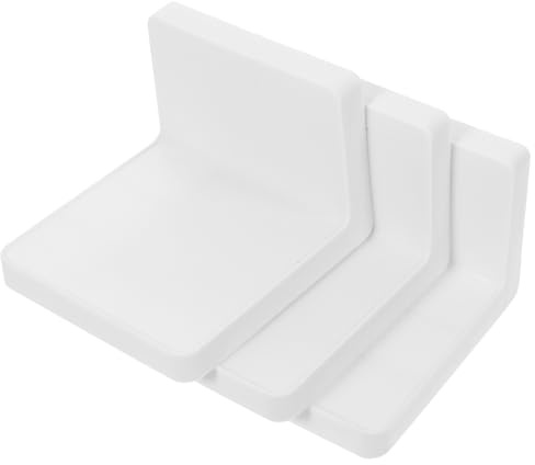 BUTIFULSIC 3pcs White Wall Planter Stand Shelf for Plants, Multi-functional Non-drill Wall Bonsai Display Rack for Indoor Window Garden