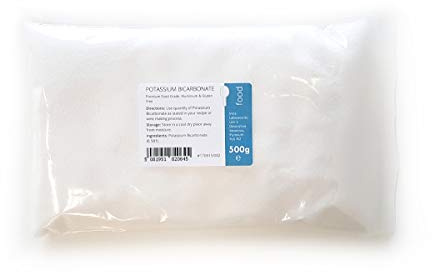 Potassium Bicarbonate 500g - Food Grade Granules - E501-99.9% Pure
