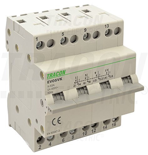 Commutateur modulaire i-0-ii 16, 32, 63A 1-4 pôles (SVK4-32)