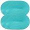 CAIT CHAPMAN HOME COLLECTION Platzdeckchen, oval, geflochten, Polypropylen, Kunststoff, Blau, 4 Stück