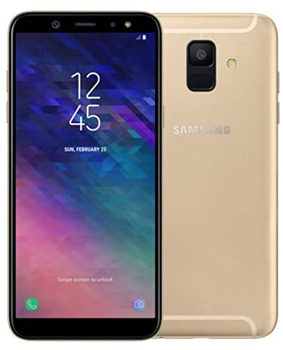 Samsung Galaxy A6 (2018) Dual SIM 32GB SM-A600FN/DS Gold (Renewed)