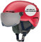 ATOMIC SAVOR VISOR JR Skihelm mit Visier - Rot - Größe XS - Für Kinder & Jugendliche - Max. Stoßdämpfung - Active Aircon Belüftung - Brille mit High End-Verspiegelung