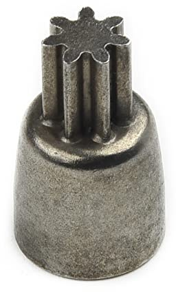 ZYWUOY Pignon d'engrenage à 7 dents - Manchon de transmission de 4,98 mm - Diamètre de l'arbre 2106 - Clé électrique - Moteur 7T