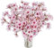 GGISUI 6 STÜCKE Kunstblumen Kirschblüten Deko Rosa Seidenblumen Kirschblütenzweig Sakura Deko Blumen für Hochzeitsdekoration, DIY Blumenarrangements, Party Balkon Garten Vase Frühlings Deko