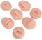 Piercing Parties du Corps, Doux Modèle de Piercing en Silicone pour Présentoir à Bijoux, Oreille Humaine Bouche Oeil Faux Piercing Nez Professionnel Trousse de Piercing (Couleur de Peau Claire)