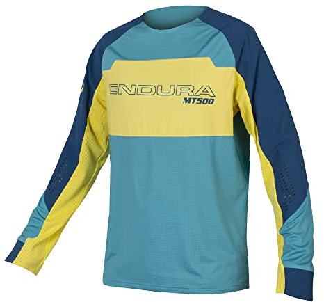 Endura MTB-Jersey Langarm MT500 Burner Lite Blau Gr. XL